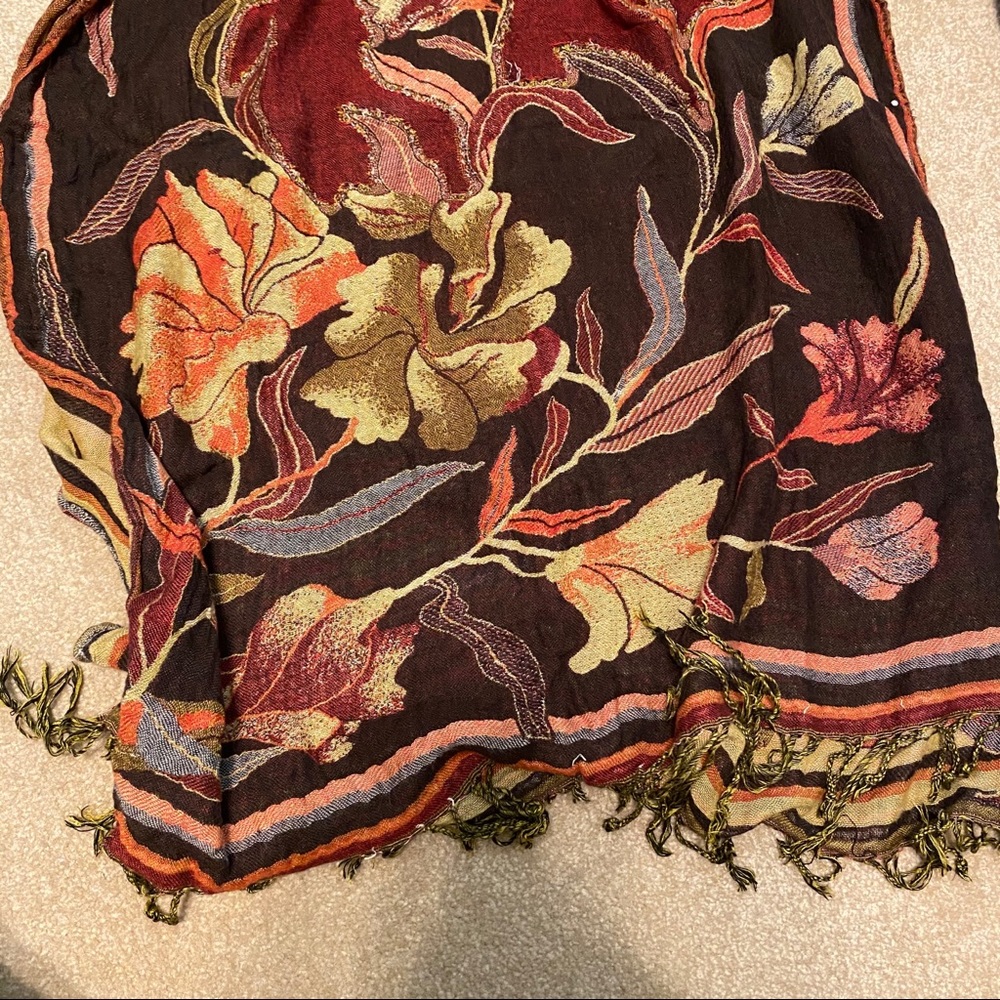 earthy tones pashmina